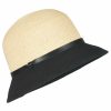 Clearance Zweifarbiger Bucket Hat- Schwarz