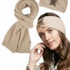 Wholesale Stirnband + Schal - Beige