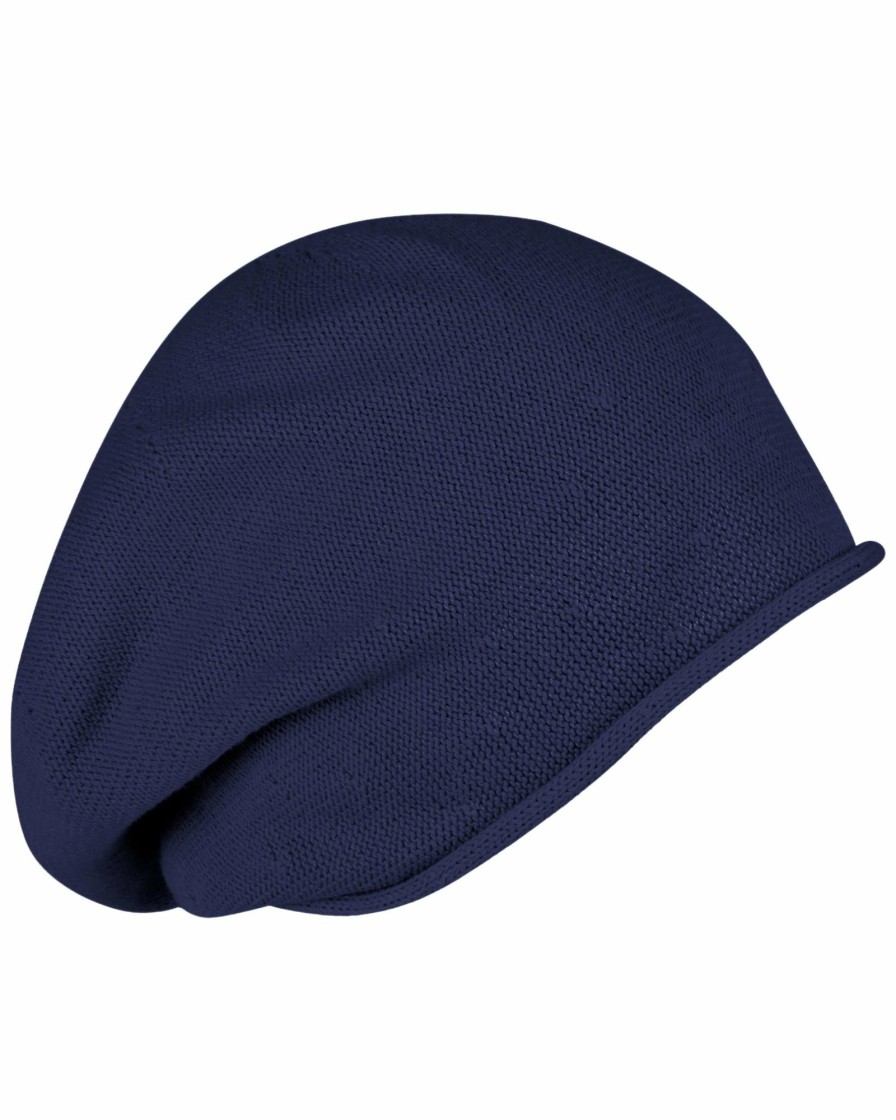 Online Baumwoll-Beanie - Marine