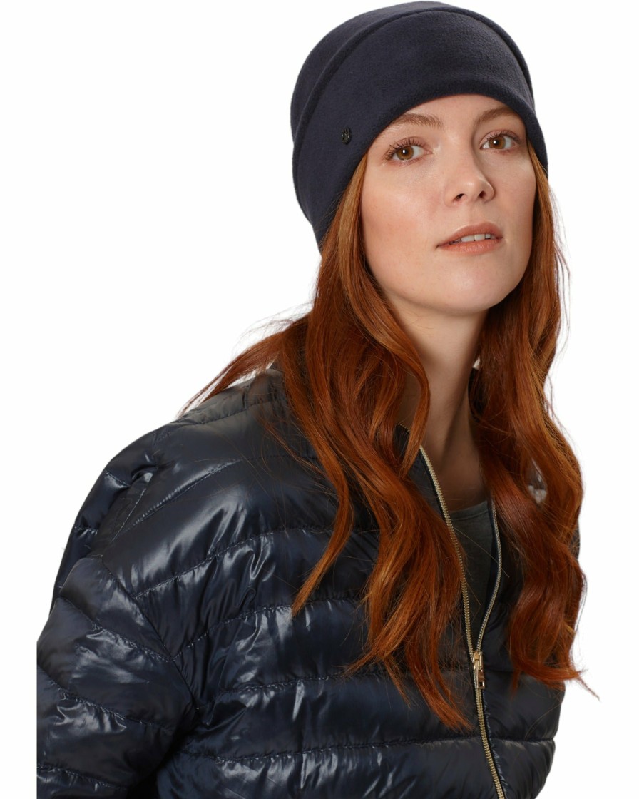 Clearance Beanie Aus Polarsoft® Fleece - Marine