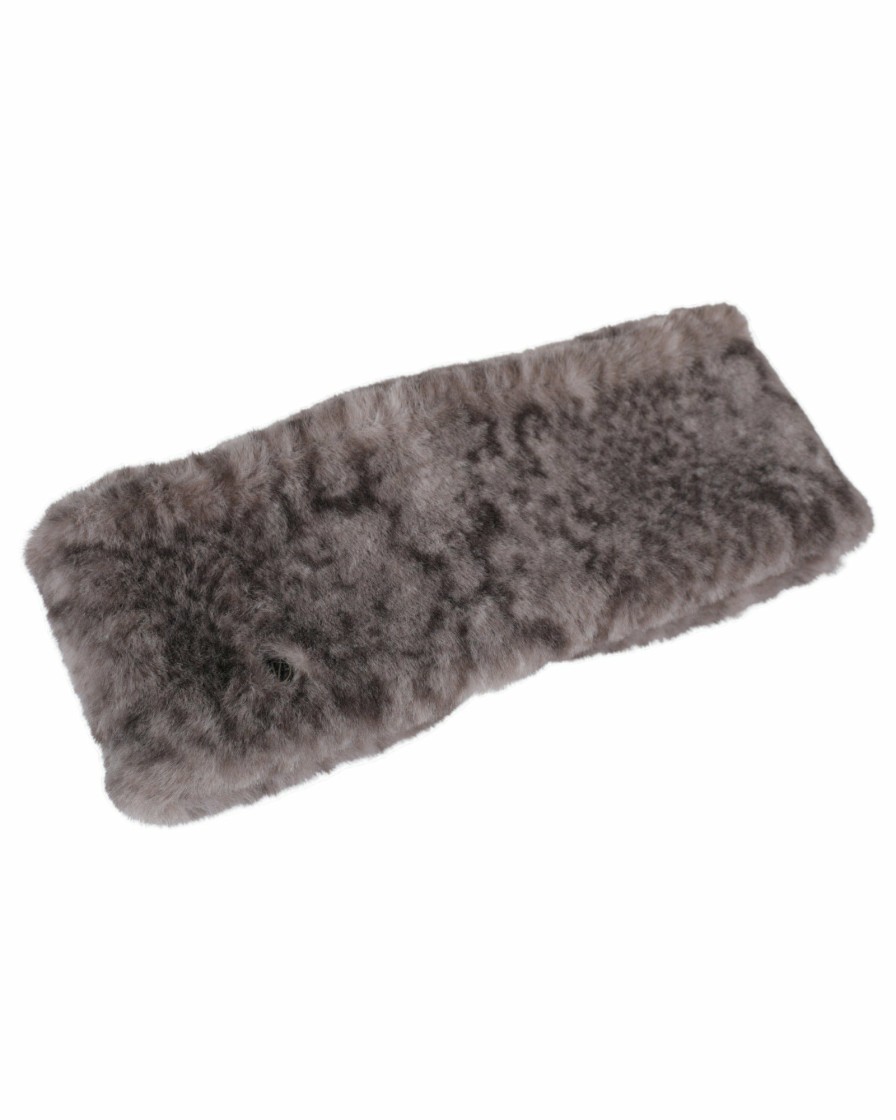 Wholesale Set: Fakefur-Stirnband + Kragen - Grau