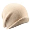 Hot Kaschmir Beanie - Beige Meliert