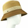 Wholesale Zweifarbiger Bucket Hat-Camel-Cognac