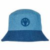 Hot Bucket Hut Mit Logo-Multi Denim