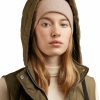 Clearance Woll-Beanie, Hinten Gerafft In Beige Melange