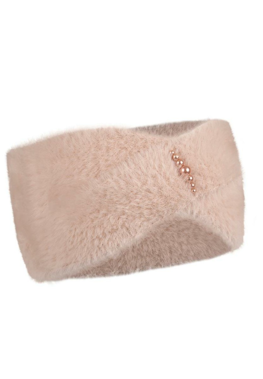 Wholesale Stirnband Mit Perlen - Beige